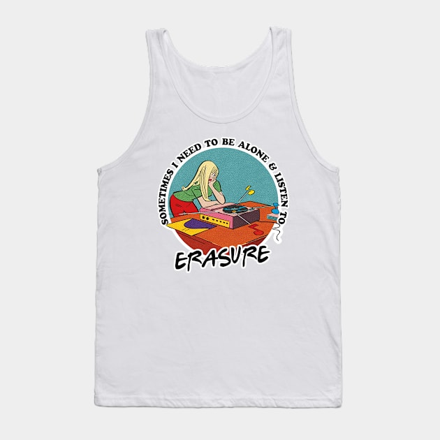 Erasure /  Obsessive Music Fan Gift Tank Top by DankFutura